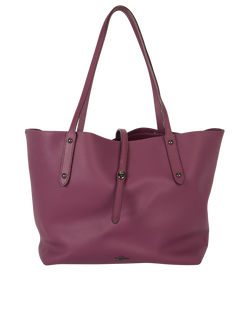 Market Tote, Leather, Burgundy, 38619, 2*